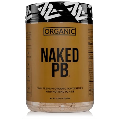 Organic Powdered Peanut Butter from US Farms - Bulk, Only 1 Ingredient - Roasted Peanuts, Vegan, No Additives, Preservative Free, No Salt, No Sugar