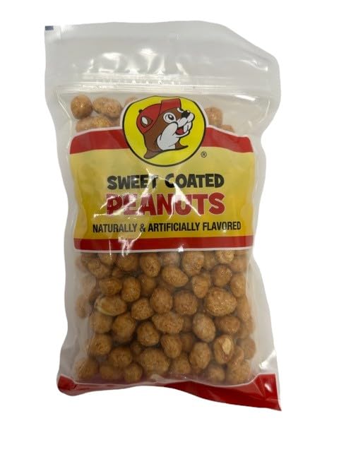 Buc-ee's Salted, Sweet and Spicy Peanuts - Coated, Organic Dry Roasted Peanuts, Plant Based Protein Snack & Classic Cocktail Peanuts - Pantry Staples