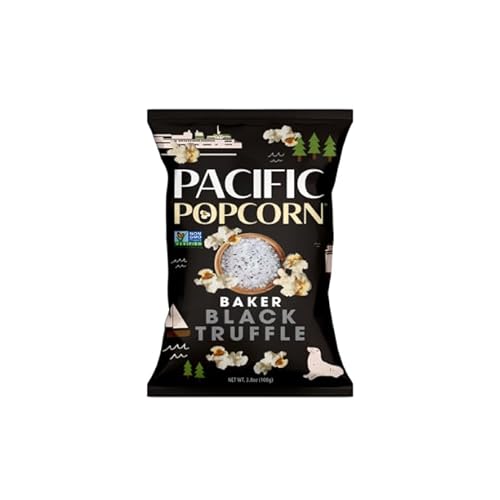 Pacific Popcorn - Baker Black Truffle 3.8oz (Pack of 6)