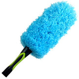 EVERSPROUT Flexible Microfiber Feather Duster | 17-inch Brush Head with Hand-Grip | Lightweight, Attracts Dust | Twists onto Standard Acme Threaded