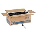 Dixie 5.75" Heavy-Weight Polystyrene Plastic Soup Spoon by GP PRO (Georgia-Pacific), Black, SH517, (Case of 1,000), 1 Box/Case