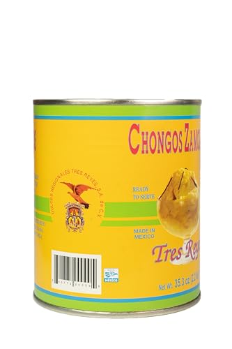 Tres Reyes - Authentic Mexican Chongos Zamoranos - 35.3 oz (2.2 lb) - Traditional Mexican Delight, Sweet and Delicious Dessert