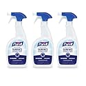 PURELL Healthcare Surface Disinfectant Spray, Fragrance Free, 32 fl oz Capped Bottle with Spray Trigger in Pack (Pack of 3) - 3340-03