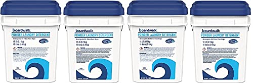 Boardwalk 340LP Laundry Detergent Powder, Summer Breeze, 18 lb Bucket (4)