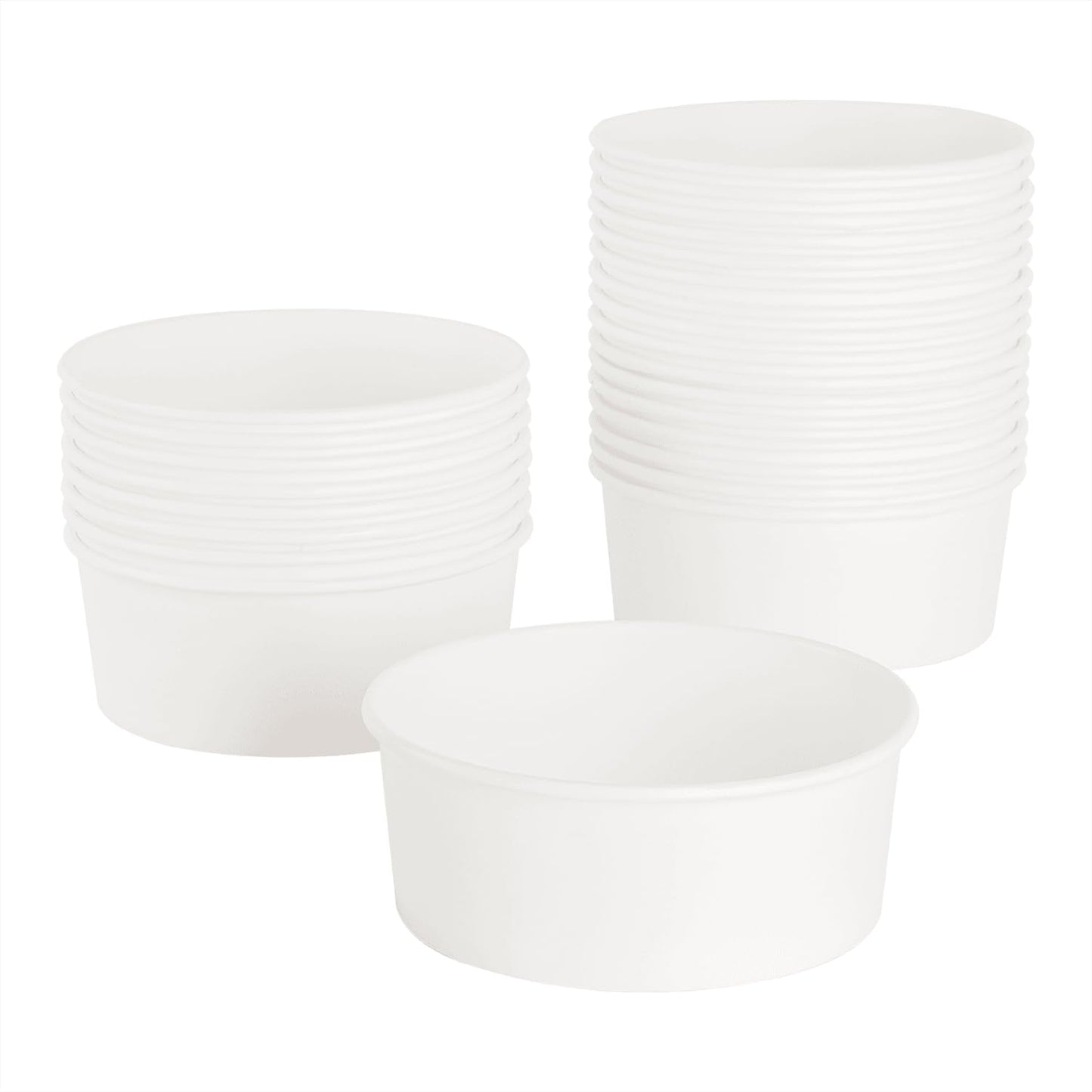 Karat FP-PSB32 32 oz. Paper Short Buckets (Case of 360)