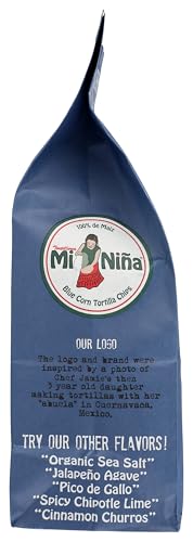 Tortilleria Mi Nina Chips Tortilla Blue Corn, 12 Ounce