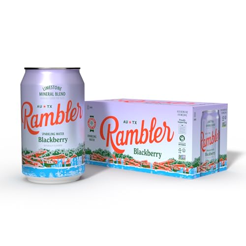 Rambler, Blackberry Sparkling Water, 12 Fl Oz