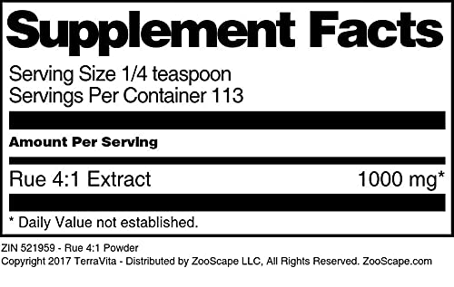 Rue 4:1 Powder (4 oz, ZIN: 521959)