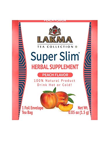 HYLEYS Lakma Super Slim Tea with Peach - 25 Tea Bags