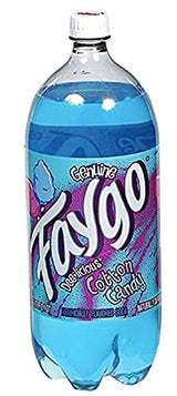 20oz Faygo Cotton Candy Soda Pop bottles, Pack of 12 (Total 240 FL OZ)