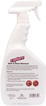 Capture Spot and Stain Remover Carpet - Dirt, Juice, Coffee, Wine, Food and Tough Rug Stains Eliminator - Couch, Sofa Cleaner and Stain Remover