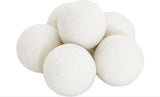 BLJ Wool Dryer Balls 6Pack-XL. Organic Sheep Wool from New Zealand, Hypoallergenic, Leave Clothes Fluffy and Wrinkle Free, Eco-Friendly.