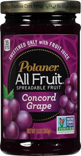 Polaner All Fruit Spreadable Fruit, Grape, 10 Ounce