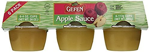 Gefen Applesauce Cup Rglr 6pk