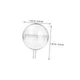 KOCKSHION 30pcs Transparent Chocolate Box Round Plastic Candy Holder for Party Wedding Valentine's Day Clear Display for Chocolates Treats Bouquets