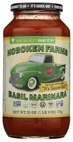 HOBOKEN FARMS Basil Marinara, 25 OZ