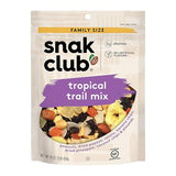 Snak Club Tropical Trail Mix with Dried Fruits, Chips & Almonds, 16 oz