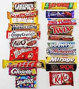 Variety To Go® Sorted and Packed Lot of 20 Top Canadian Chocolate Bars Coffee Crisp, Maltesers, Mirage, Eat-more and more Candy & Chocolate Bars