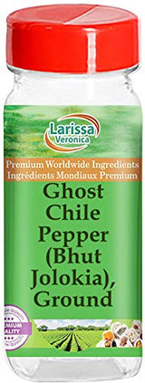 Ghost Chile Pepper (Bhut Jolokia), Ground (8 oz, ZIN: 526769) - 2 Pack