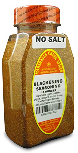 Marshall’s Creek Spices Blackening Seasoning, No Salt, 12 Ounce