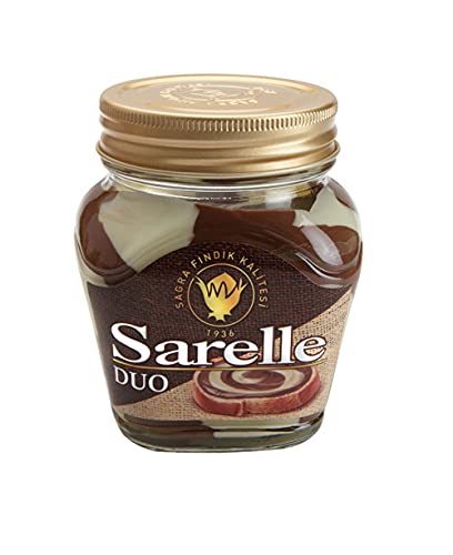 Sarelle Duo Hazelnut and Cacao Spread 12.34oz Product of Turkey - Halal