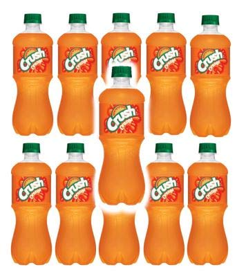 Crush Orange 20 oz Soda Bottles (Pack of 12, Total of 240 FL OZ)