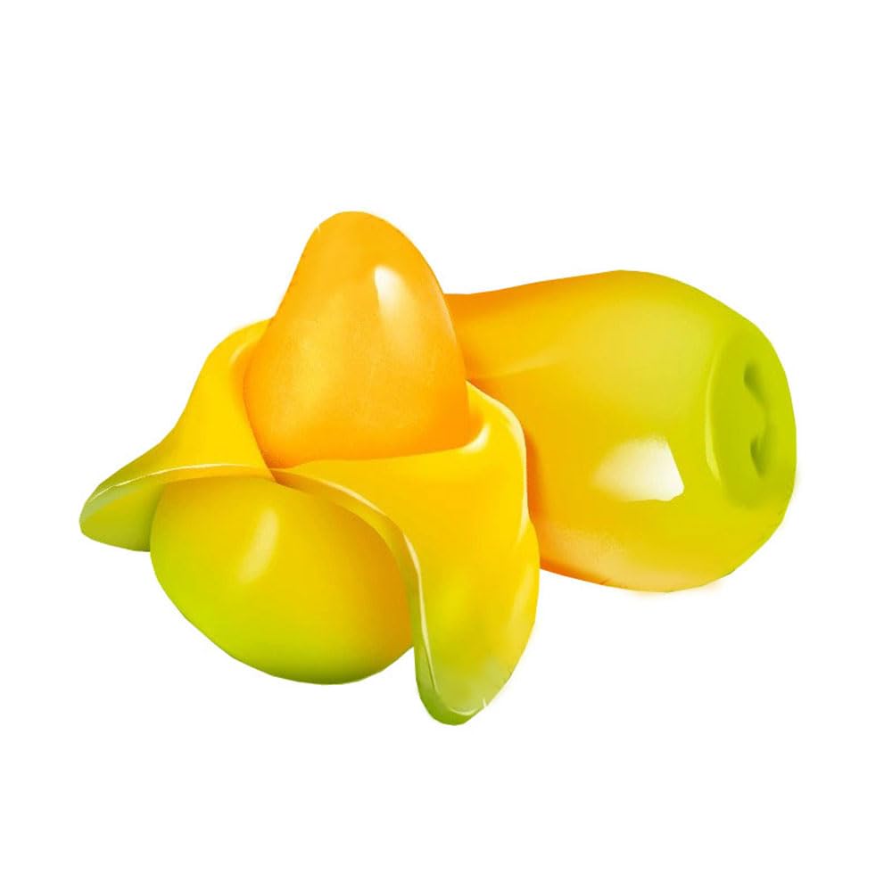 Juice-Flavored Gummy Candy Variety Pack, Peeled Style, 2 Bags - Green Mango Flavor