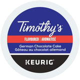 Timothy's World Coffee German Chocolate Cake K-cup for Keurig Brewers, 96 Count