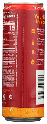 Eboost Natural Nootropic Vitamin Keto Super Fuel Energy Drink 12 Fl oz (Orange Mango)