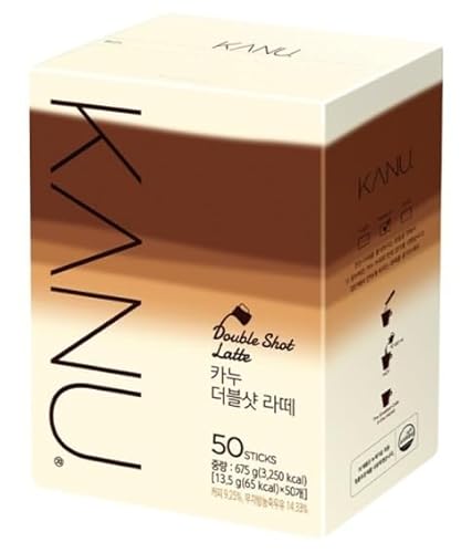 Kanu coffee Double Shot Latte, 50 Sticks