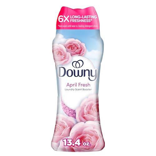 Downy April Fresh In-Wash Laundry Scent Booster Beads, 13.4 oz, laundry scent beads, Long-lasting Freshness