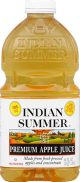 Indian Summer 100% Apple Juice, 64 Fluid Ounce (Pack of 8)