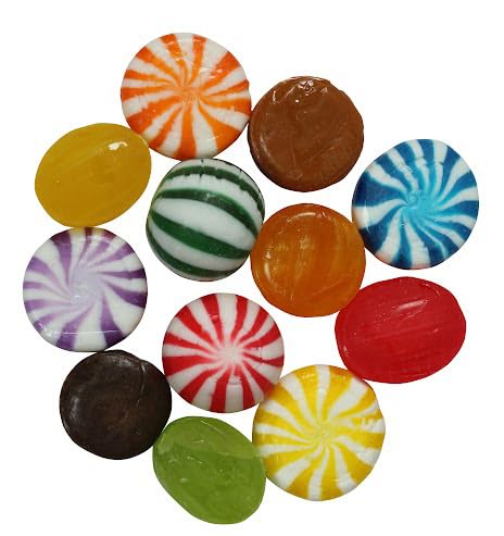 Dooboe Bulk Hard Candy Mix - 10 lb - Approx. 740 Pieces - Individually Wrapped Assorted Hard Candies for Candy Bowls & Parties
