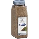 McCormick Culinary Pure Ground Black Pepper, 18 oz - One 18 Ounce Container of Bulk Black Pepper Finely Ground, Perfect for Chefs and Pepper Shaker