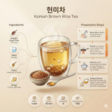 McCabe Organic Brown Rice Tea - Roasted Brown Rice Tea Korean | Rich in Fibers and Minerals | USDA and CCOF Certified Organic | Product of USA | 2 Lbs (32 Oz)