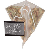 Bigelow Tea Steep Cafe Organic Herbal Tea, Lemon Ginger, 50 Bags/carton