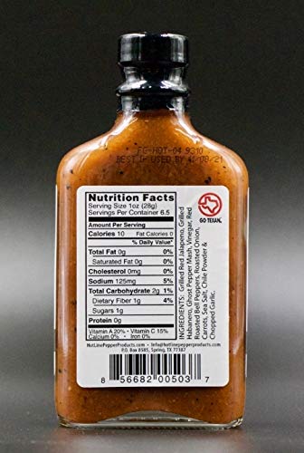 HOT LINE PEPPER PRODUCTS Gourmet Hot Sauces (Ghost Pepper, 4 pack) Hot Line Pepper Products Ghost Pepper Sauce - Fiery & Flavorful Blend of Ghost