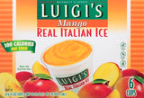 J & J SNACK FOODS Luigi's Mango Real Italian Ice, 15 ct (frozen)