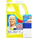 Mr. Clean Multi-Surfaces Summer Citrus Liquid Cleaner, 176 Fl Oz with Easy Clean Cleaning Cloth