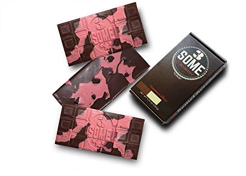 3 Some Chocolates Signature Gourmet Chocolate Bars (Ruby & Dark Chocolate Crunch Bar)