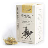 Silk Road Teas, Organic Chamomile Flower, Caffeine Free, Calming, Herbal, Fruity & Naturally Sweet, 15 Tea Bags