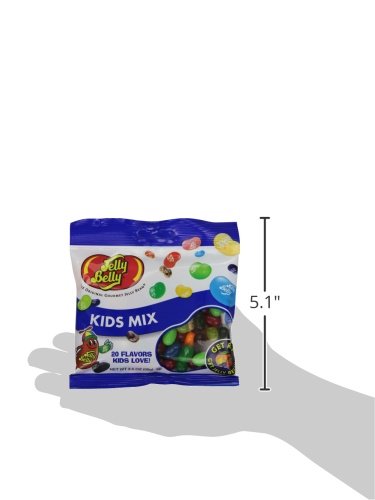 Jelly Belly Kids Mix Jelly Beans, 20 Kid-Friendly Flavors, 3.5-oz, 12 Pack