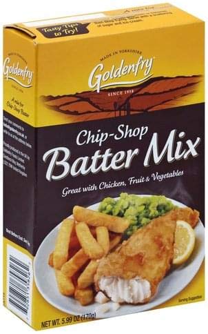 Golden Fry Chip Shop Batter Mix, 3 box pack, 170g/6oz each, Imported from Ireland Irish