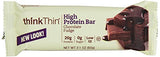 Think Thin Bars - Chocolate Fudge - Box Of 10 by Think Products