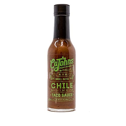CaJohns Hot Sauce (Small Batch Chile Lime Taco Sauce)