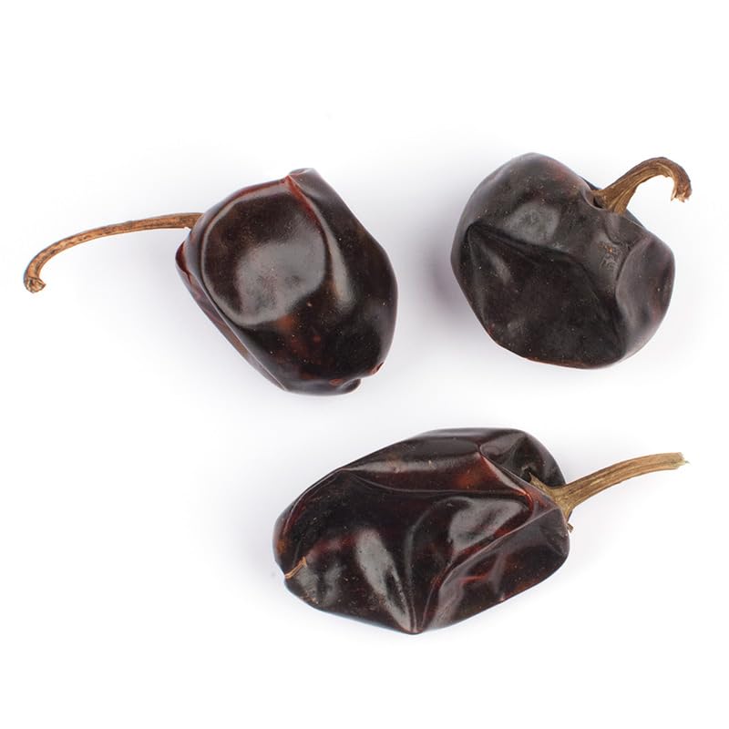 Whole Cascabel Chiles (Chile Bola), 1 lb - Dried Mexican Peppers for Salsa Roja, Mole & Sauces, Mild to Medium Heat, by Woodland Gourmet