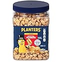 PLANTERS Salted Peanuts Cocktail, Party Snack, Plant-Based Protein, After School Snack, Roasted in Peanut Oil, Salted Nuts, Snacks for Adults, Bulk