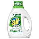 All, Laundry Detergent Free & Clear Pure, 36 Fl Oz