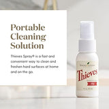 Young Living Thieves Spray | 1 oz | Portable Cleaner Spray, Formulated with Water & Alcohol, Ideal for Travel Essentials & Home; Fits in Backpack