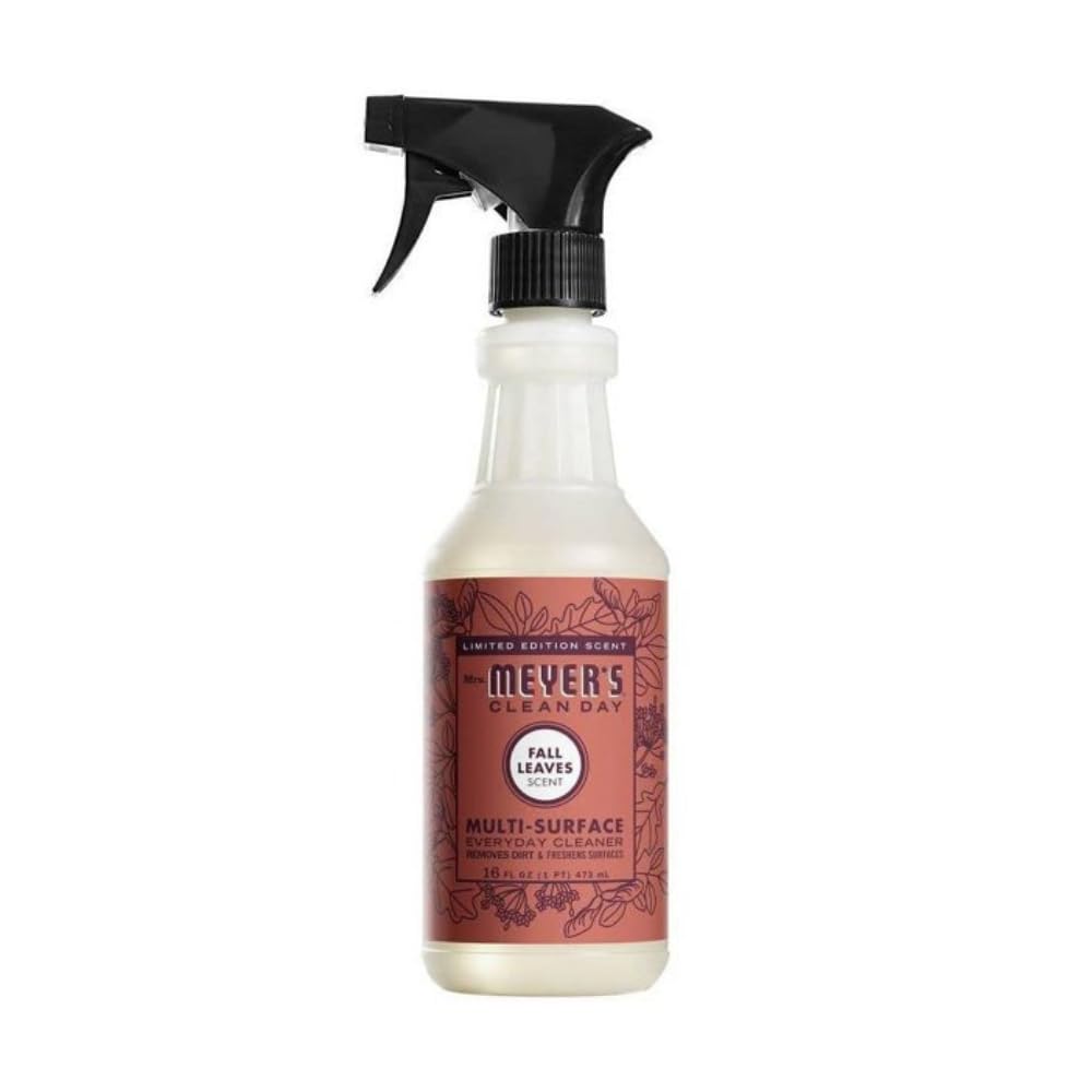 Mrs. MEYER'S CLEAN DAY Multi-Surface Everyday Cleaner, Fall Leaves, 16 Fl Oz (Pack of 2)